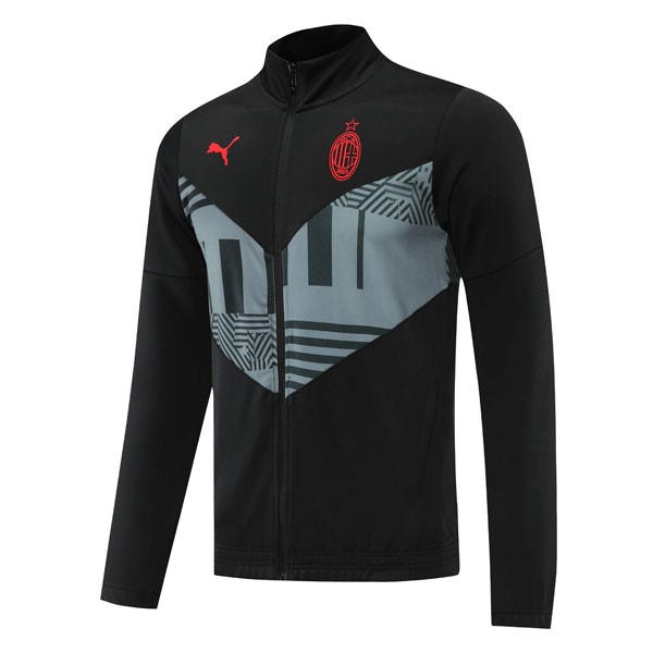 Chaqueta AC Milan 2022 2023 Negro Gris